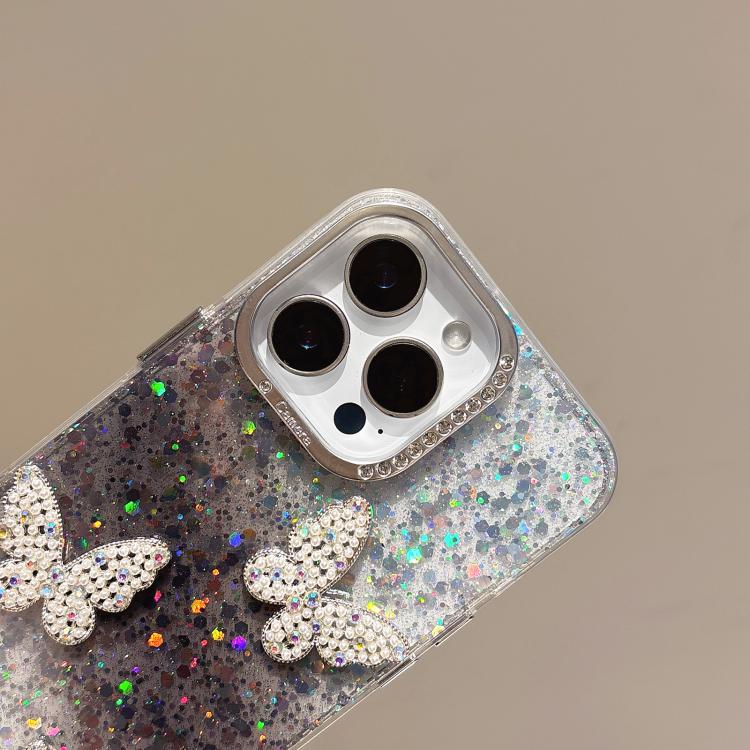 Butterflies Starry Sky Gradient IMD Phone Case, For iPhone 14 Pro, For iPhone 14 Pro Max, For iPhone 13 Pro Max, For iPhone 13 Pro, For iPhone 13