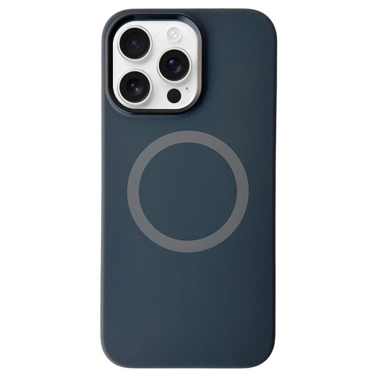 Metal Frame Liquid Silicone MagSafe Phone Case, For iPhone 14 Pro Max, For iPhone 13 Pro Max