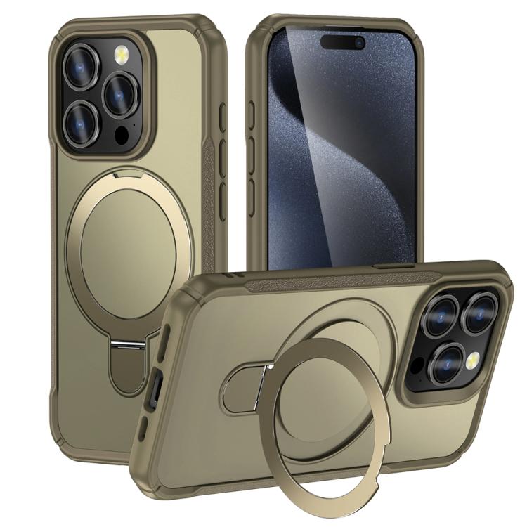 Skin Feel Magnetic Holder MagSafe Phone Case, For iPhone 15, For iPhone 14 / 13, For iPhone 14 Pro Max