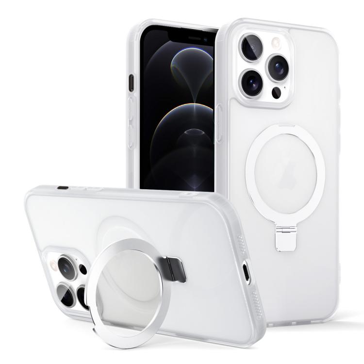 Skin-feel Ring MagSafe Holder Phone Case, For iPhone 12 Pro Max, For iPhone 12 Pro, For iPhone 11 Pro Max, For iPhone 11