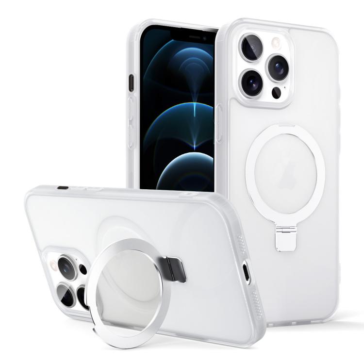 Skin-feel Ring MagSafe Holder Phone Case, For iPhone 12 Pro Max, For iPhone 12 Pro, For iPhone 11 Pro Max, For iPhone 11