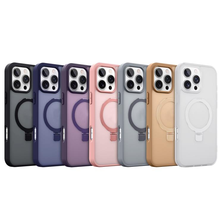 Skin-feel Ring MagSafe Holder Phone Case, For iPhone 11 Pro