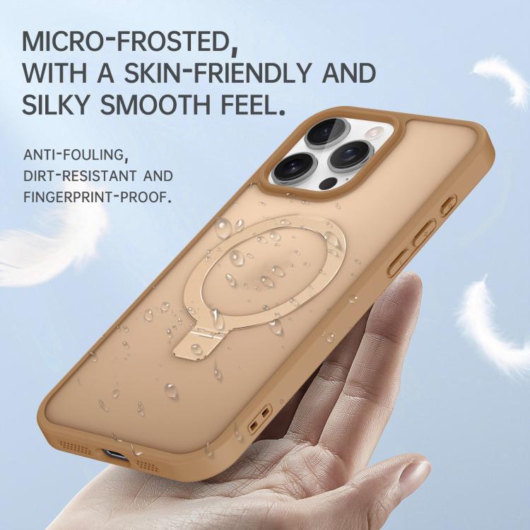 Skin-feel Ring MagSafe Holder Phone Case, For iPhone 11 Pro