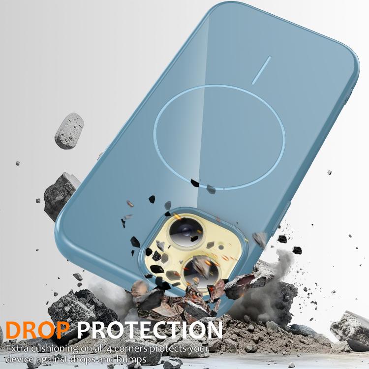 Glossy TPU Shockproof MagSafe Phone Case with Lanyard, For iPhone 15, For iPhone 14 Plus, For iPhone 14, For iPhone 14 Pro