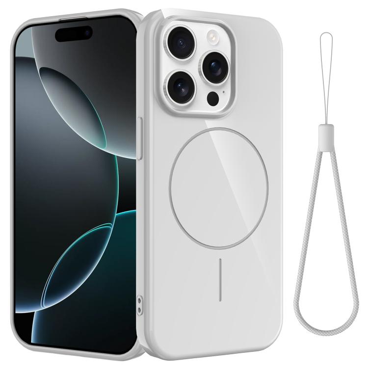 Glossy TPU Shockproof MagSafe Phone Case with Lanyard, For iPhone 14 Pro Max, For iPhone 13 Pro Max, For iPhone 13 Pro, For iPhone 13