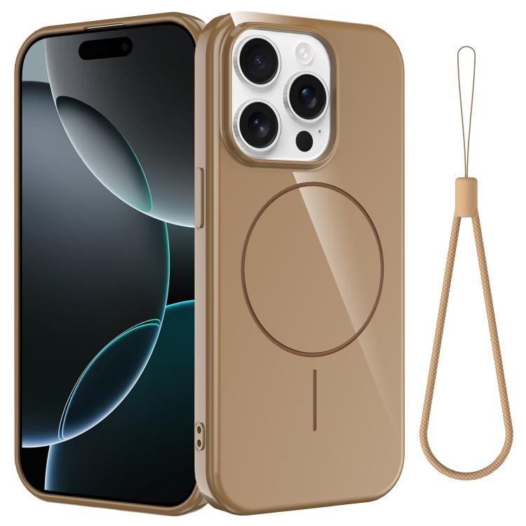 Glossy TPU Shockproof MagSafe Phone Case with Lanyard, For iPhone 14 Pro Max, For iPhone 13 Pro Max, For iPhone 13 Pro, For iPhone 13