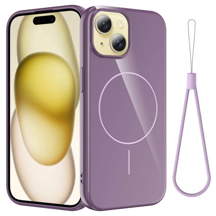 Glossy TPU Shockproof MagSafe Phone Case with Lanyard, For iPhone 14 Pro Max, For iPhone 13 Pro Max, For iPhone 13 Pro, For iPhone 13