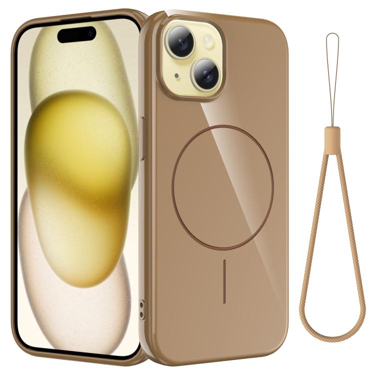 Glossy TPU Shockproof MagSafe Phone Case with Lanyard, For iPhone 14 Pro Max, For iPhone 13 Pro Max, For iPhone 13 Pro, For iPhone 13