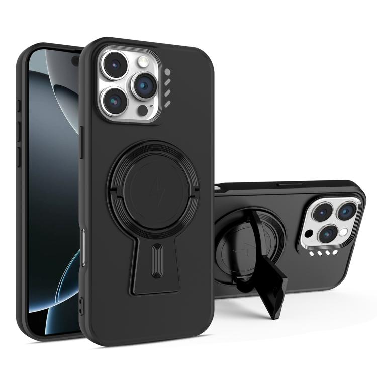 Y-shape Holder MagSafe Rugged Shockproof Phone Case, For iPhone 16 Pro Max, For iPhone 16 Pro, For iPhone 16 Plus, For iPhone 16