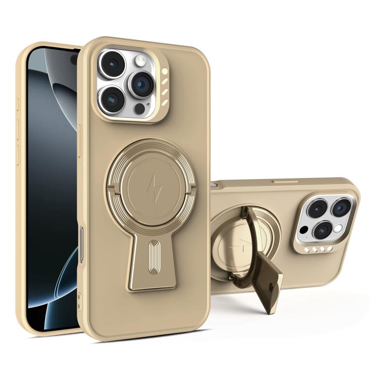 Y-shape Holder MagSafe Rugged Shockproof Phone Case, For iPhone 16 Pro Max, For iPhone 16 Pro, For iPhone 16 Plus, For iPhone 16