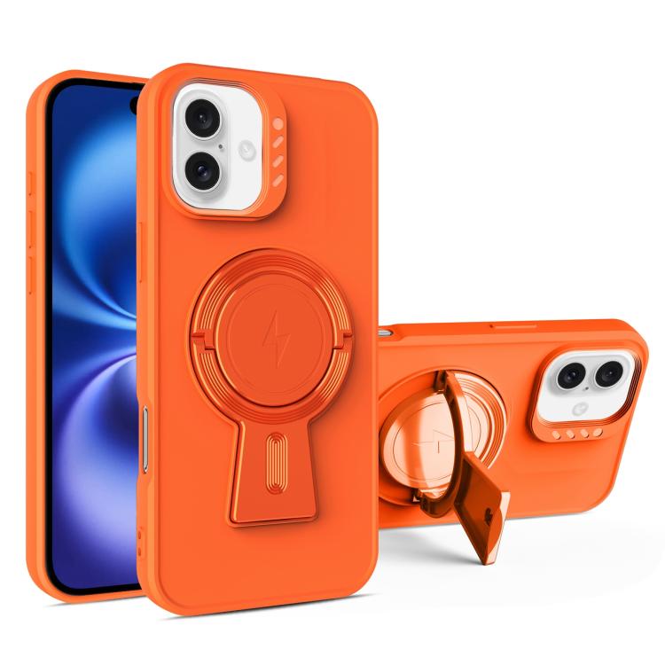 Y-shape Holder MagSafe Rugged Shockproof Phone Case, For iPhone 16 Pro Max, For iPhone 16 Pro, For iPhone 16 Plus, For iPhone 16