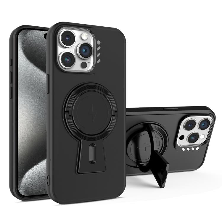 Y-shape Holder MagSafe Rugged Shockproof Phone Case, For iPhone 15 Pro Max, For iPhone 15 Pro, For iPhone 15 Plus, For iPhone 15