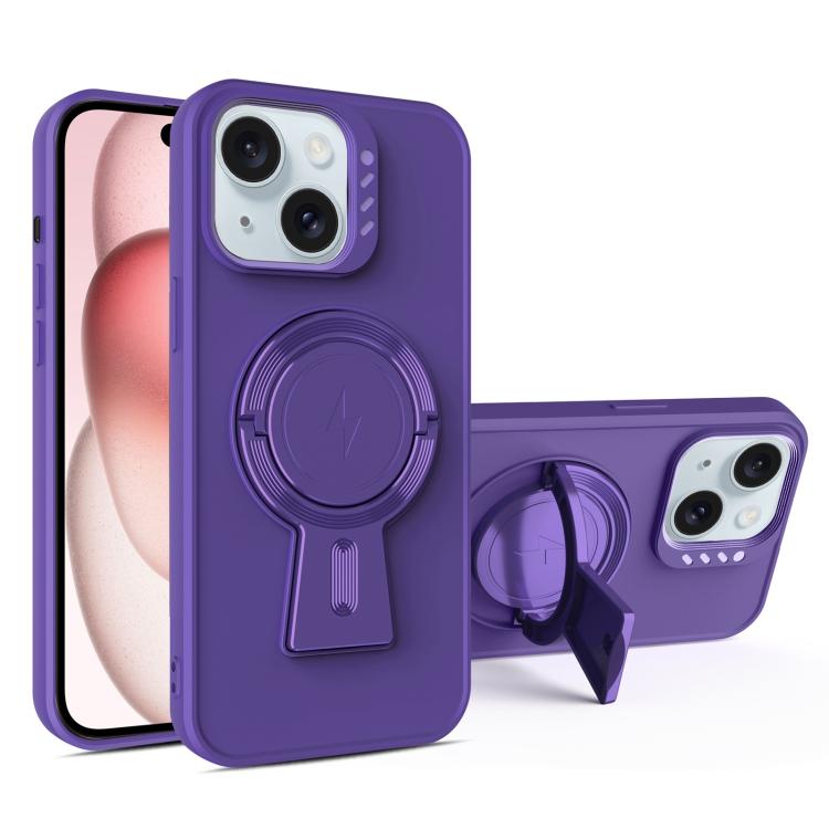 Y-shape Holder MagSafe Rugged Shockproof Phone Case, For iPhone 15 Pro Max, For iPhone 15 Pro, For iPhone 15 Plus, For iPhone 15