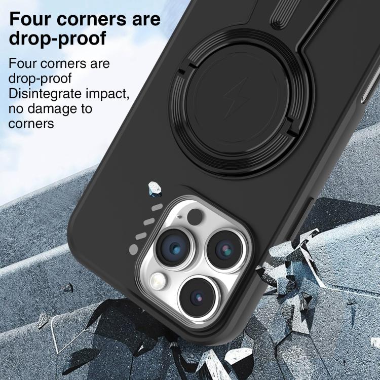 Y-shape Holder MagSafe Rugged Shockproof Phone Case, For iPhone 15 Pro Max, For iPhone 15 Pro, For iPhone 15 Plus, For iPhone 15