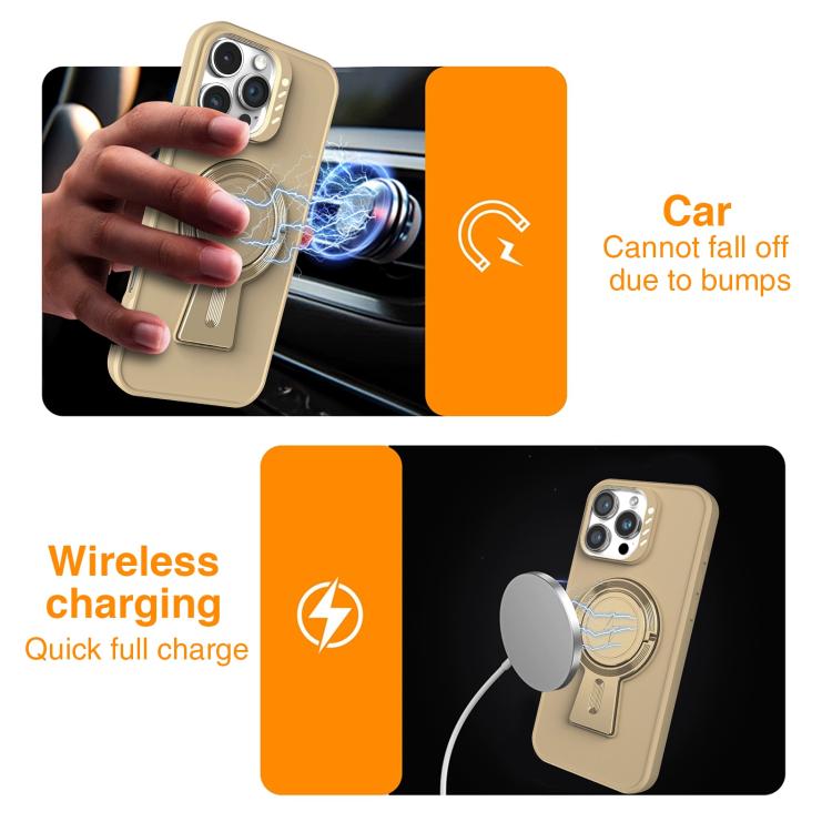 Y-shape Holder MagSafe Rugged Shockproof Phone Case, For iPhone 13 Pro Max, For iPhone 13 Pro, For iPhone 13, For iPhone 12