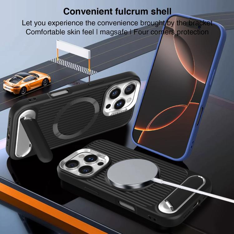 Vertical Lines Invisible Flat Holder MagSafe Phone Case, For iPhone 14 Pro, For iPhone 14 Pro Max, For iPhone 13 Pro Max, For iPhone 13 Pro, For iPhone 13