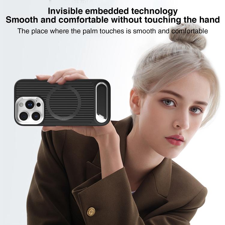 Vertical Lines Invisible Flat Holder MagSafe Phone Case, For iPhone 14 Pro, For iPhone 14 Pro Max, For iPhone 13 Pro Max, For iPhone 13 Pro, For iPhone 13