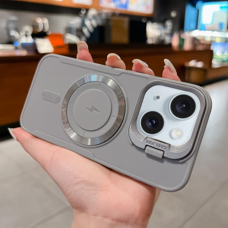 Lens Frame Holder Blade MagSafe Phone Case, For iPhone 15 Pro Max, For iPhone 15 Pro, For iPhone 15 Plus, For iPhone 15