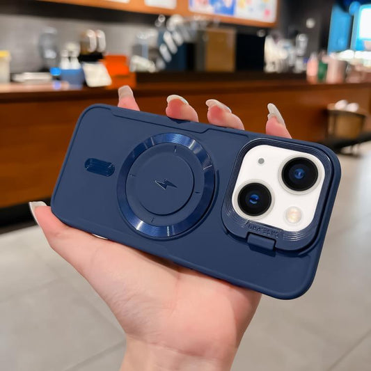 Lens Frame Holder Blade MagSafe Phone Case, For iPhone 14 Plus, For iPhone 14, For iPhone 14 Pro, For iPhone 14 Pro Max