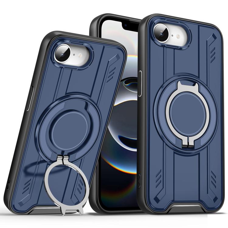 Rotating Ring Holder Magnetic MagSafe Phone Case, For iPhone 16e, For iPhone 16 Pro Max, For iPhone 16 Pro, For iPhone 16 Plus