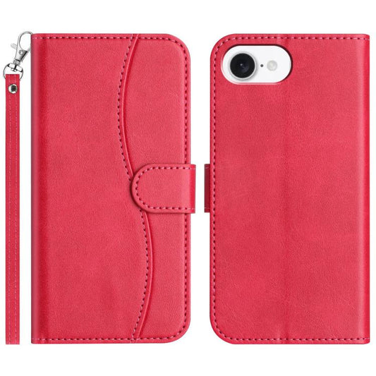 Dual-Folded S-shape Leather Phone Case