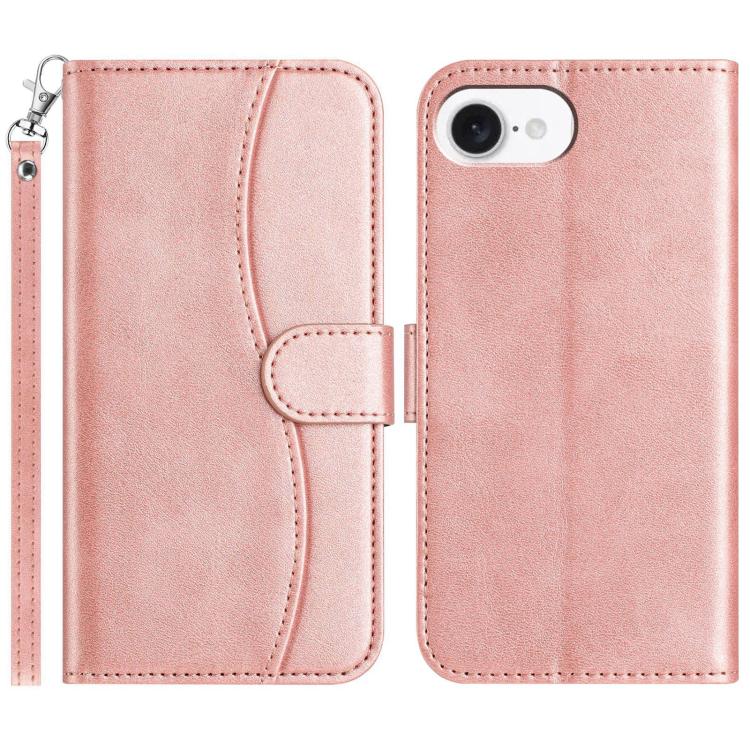 Dual-Folded S-shape Leather Phone Case