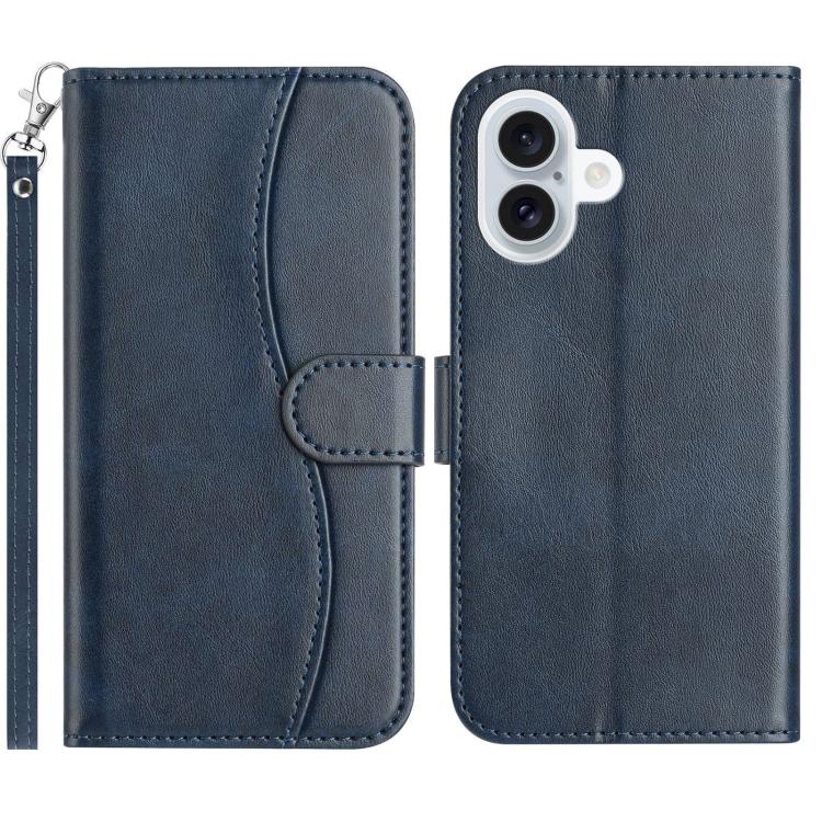 Dual-Folded S-shape Leather Phone Case