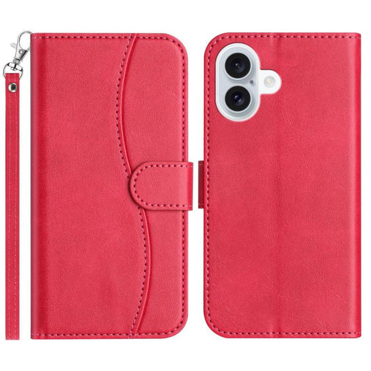 Dual-Folded S-shape Leather Phone Case