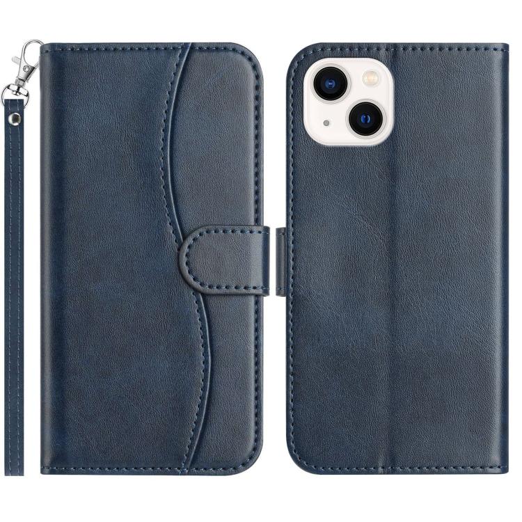 Dual-Folded S-shape Leather Phone Case