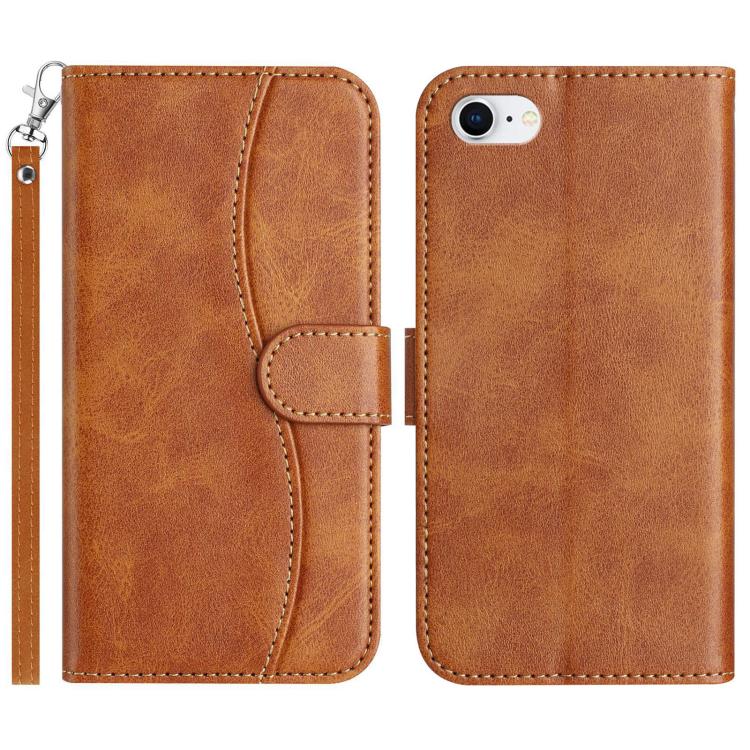 Dual-Folded S-shape Leather Phone Case