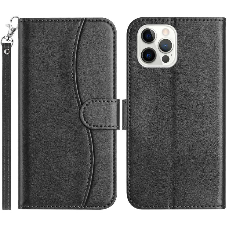 Dual-Folded S-shape Leather Phone Case
