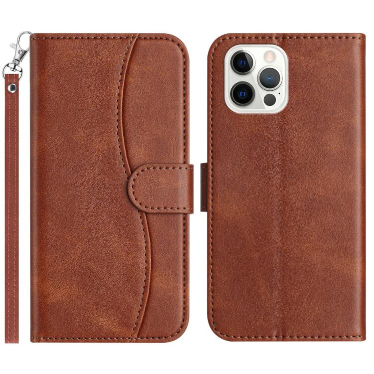 Dual-Folded S-shape Leather Phone Case