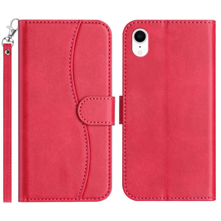 Dual-Folded S-shape Leather Phone Case