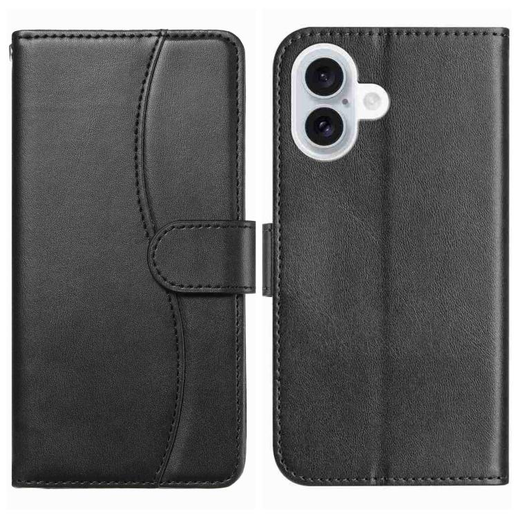 Dual-Folded S-shape Leather Phone Case