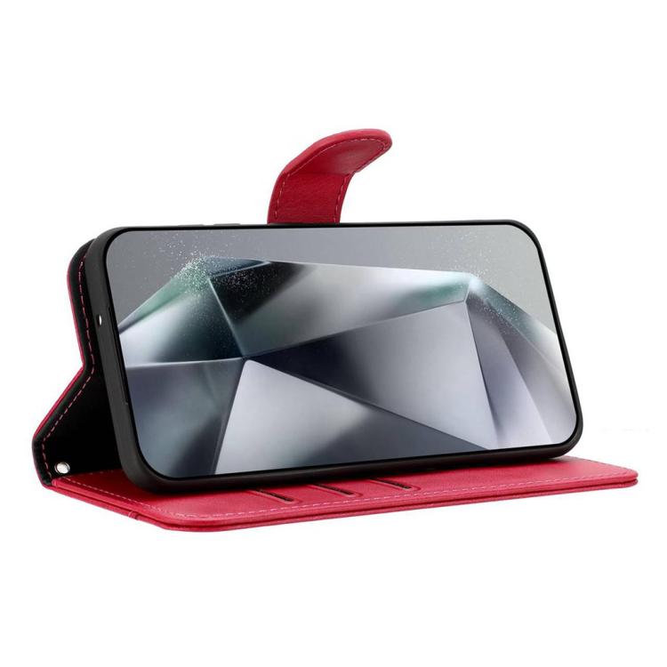 Dual-Folded S-shape Leather Phone Case
