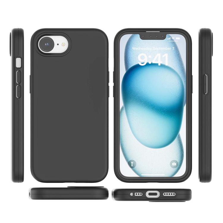 Rubber Oil Surface Solid Color Phone Case, For iPhone 16e