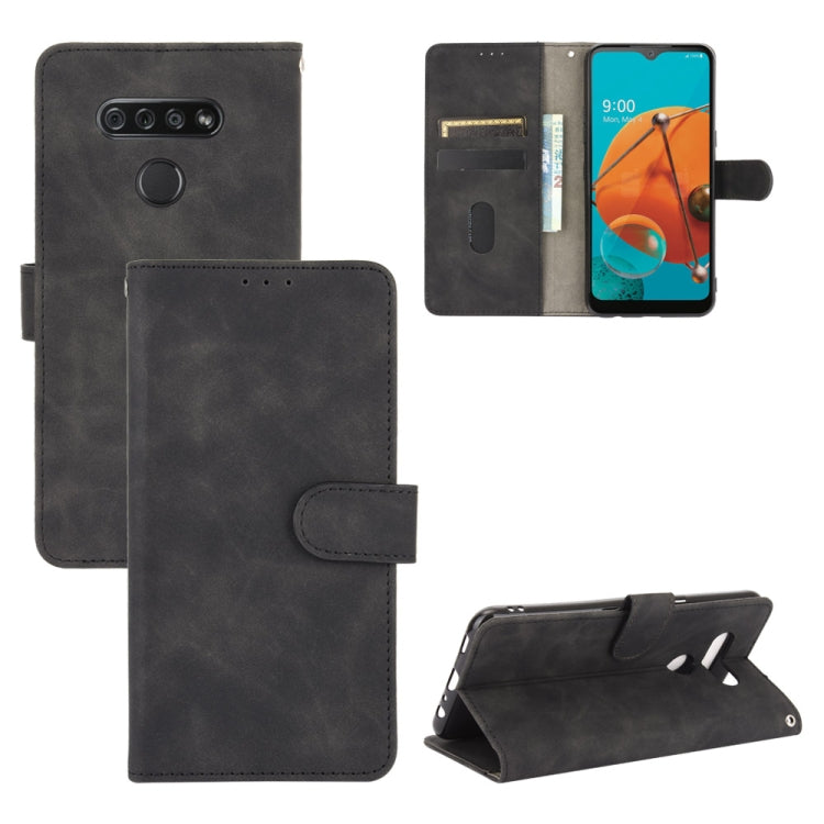 Solid Color Skin Feel Magnetic Buckle Horizontal Flip Calf Texture PU Leather Case with Holder & Card Slots & Wallet, For LG K51 / Q51, For LG K61 / Q61, For LG Velvet, For LG Q70, For LG Style 3, For LG Stylo 6