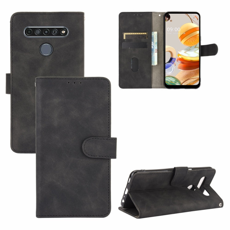 Solid Color Skin Feel Magnetic Buckle Horizontal Flip Calf Texture PU Leather Case with Holder & Card Slots & Wallet, For LG K51 / Q51, For LG K61 / Q61, For LG Velvet, For LG Q70, For LG Style 3, For LG Stylo 6