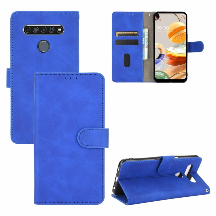 Solid Color Skin Feel Magnetic Buckle Horizontal Flip Calf Texture PU Leather Case with Holder & Card Slots & Wallet, For LG K51 / Q51, For LG K61 / Q61, For LG Velvet, For LG Q70, For LG Style 3, For LG Stylo 6