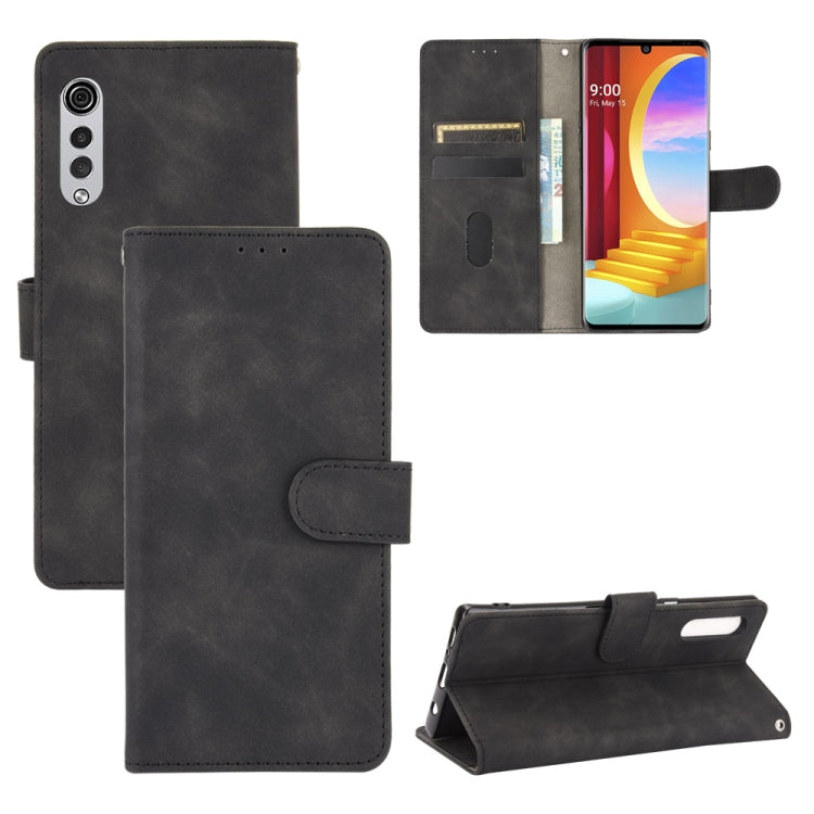 Solid Color Skin Feel Magnetic Buckle Horizontal Flip Calf Texture PU Leather Case with Holder & Card Slots & Wallet, For LG K51 / Q51, For LG K61 / Q61, For LG Velvet, For LG Q70, For LG Style 3, For LG Stylo 6