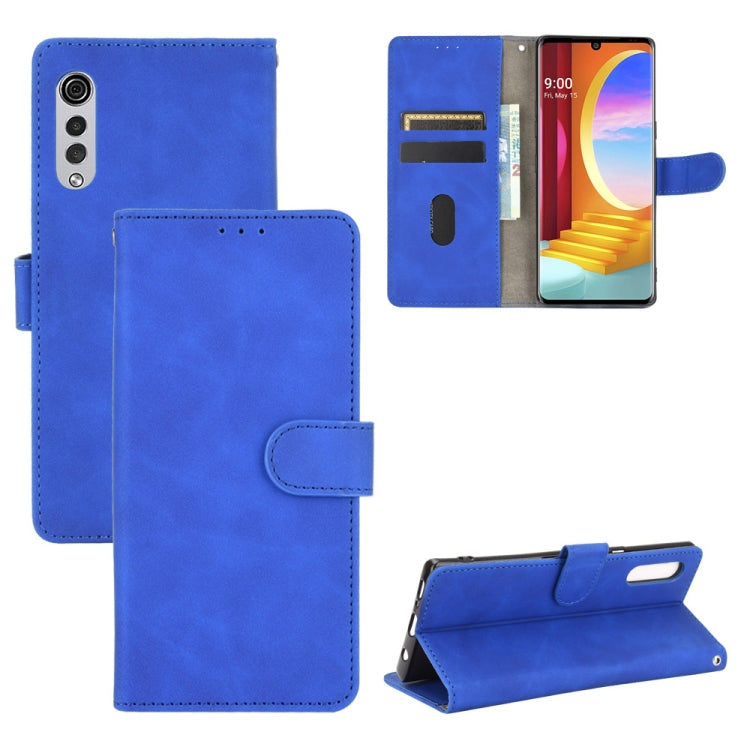 Solid Color Skin Feel Magnetic Buckle Horizontal Flip Calf Texture PU Leather Case with Holder & Card Slots & Wallet, For LG K51 / Q51, For LG K61 / Q61, For LG Velvet, For LG Q70, For LG Style 3, For LG Stylo 6