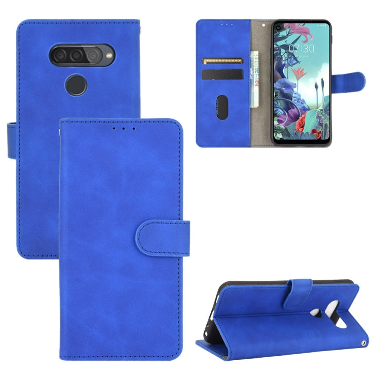 Solid Color Skin Feel Magnetic Buckle Horizontal Flip Calf Texture PU Leather Case with Holder & Card Slots & Wallet, For LG K51 / Q51, For LG K61 / Q61, For LG Velvet, For LG Q70, For LG Style 3, For LG Stylo 6