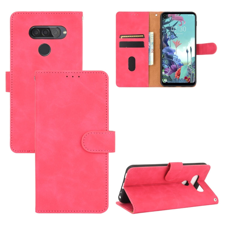 Solid Color Skin Feel Magnetic Buckle Horizontal Flip Calf Texture PU Leather Case with Holder & Card Slots & Wallet, For LG K51 / Q51, For LG K61 / Q61, For LG Velvet, For LG Q70, For LG Style 3, For LG Stylo 6