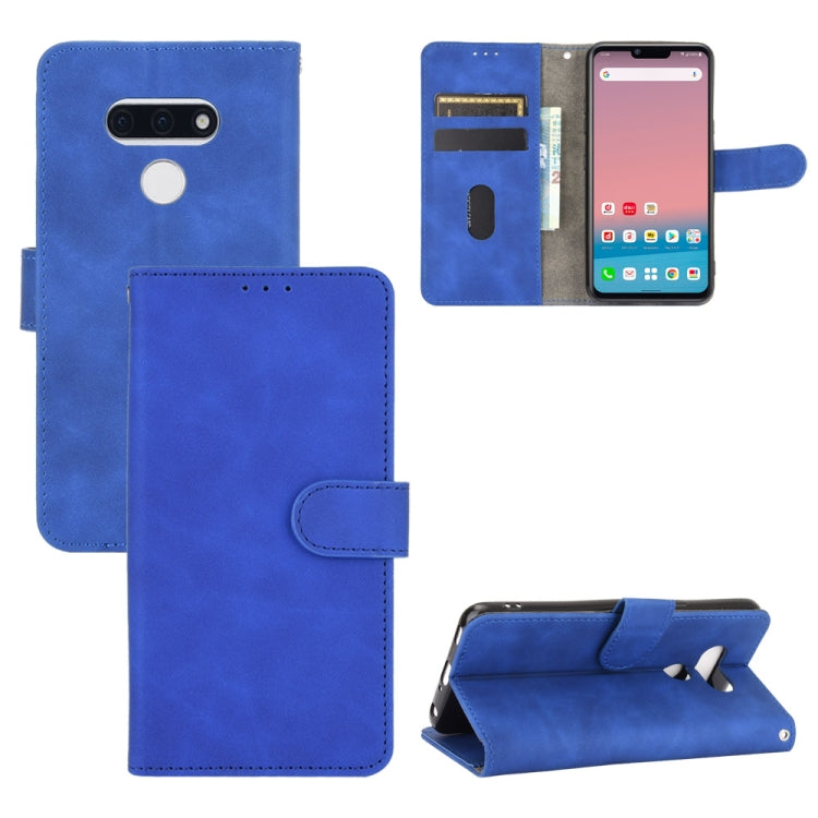 Solid Color Skin Feel Magnetic Buckle Horizontal Flip Calf Texture PU Leather Case with Holder & Card Slots & Wallet, For LG K51 / Q51, For LG K61 / Q61, For LG Velvet, For LG Q70, For LG Style 3, For LG Stylo 6