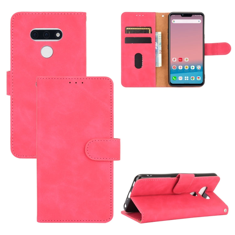 Solid Color Skin Feel Magnetic Buckle Horizontal Flip Calf Texture PU Leather Case with Holder & Card Slots & Wallet, For LG K51 / Q51, For LG K61 / Q61, For LG Velvet, For LG Q70, For LG Style 3, For LG Stylo 6