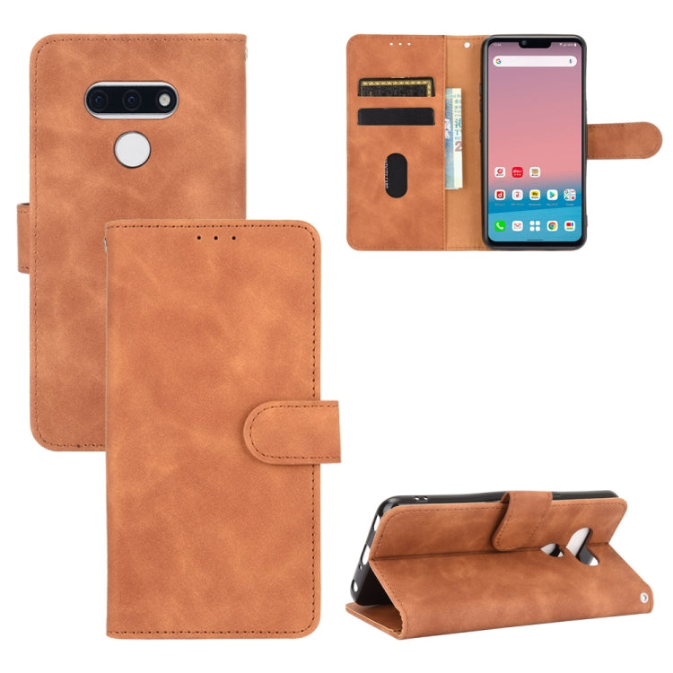 Solid Color Skin Feel Magnetic Buckle Horizontal Flip Calf Texture PU Leather Case with Holder & Card Slots & Wallet, For LG K51 / Q51, For LG K61 / Q61, For LG Velvet, For LG Q70, For LG Style 3, For LG Stylo 6