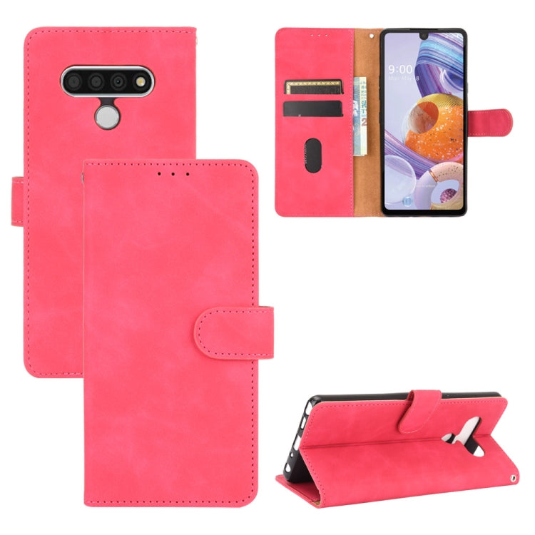 Solid Color Skin Feel Magnetic Buckle Horizontal Flip Calf Texture PU Leather Case with Holder & Card Slots & Wallet, For LG K51 / Q51, For LG K61 / Q61, For LG Velvet, For LG Q70, For LG Style 3, For LG Stylo 6