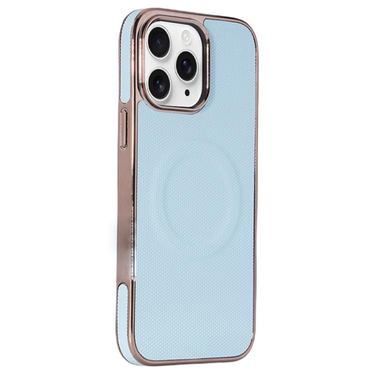 Electroplating Soft Side Sticker Leather MagSafe Phone Case, For iPhone 12, For iPhone 12 Pro Max, For iPhone 12 Pro, For iPhone 11 Pro Max