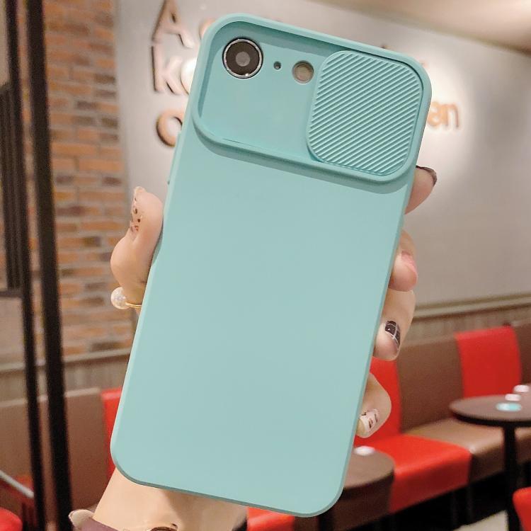 Slid Camera Shield Liquid Silicone TPU Phone Case, For iPhone 16e, For iPhone 16 Pro Max, For iPhone 16 Pro