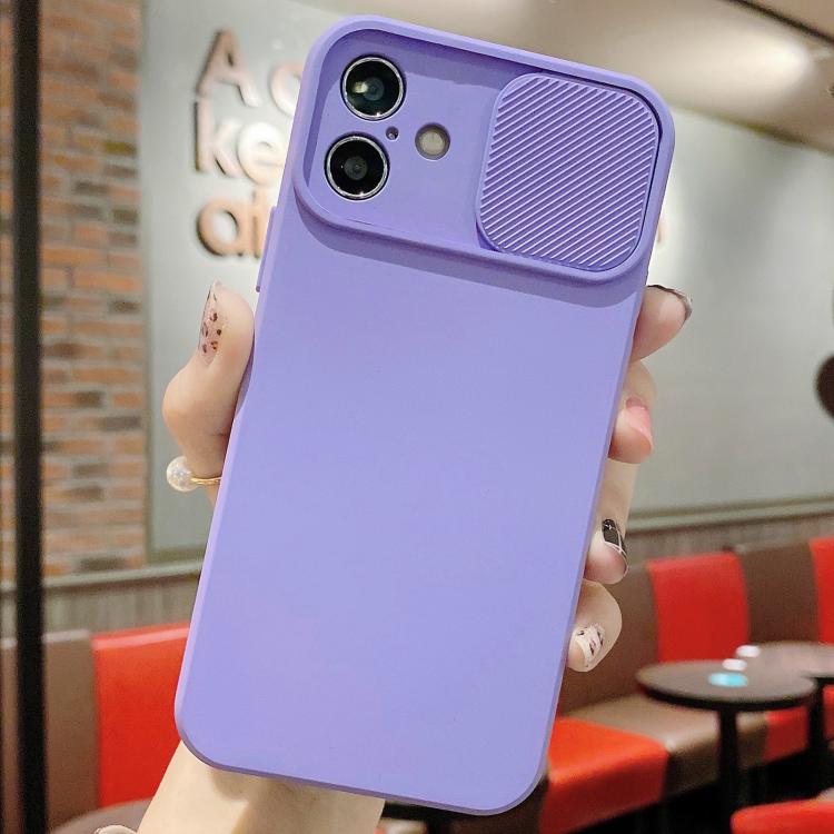 Slid Camera Shield Liquid Silicone TPU Phone Case, For iPhone 16 Plus, For iPhone 16, For iPhone 15 Pro Max